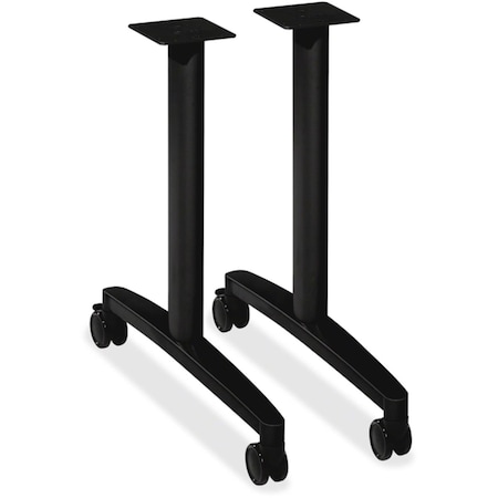 Seatsolutions 28.31 x 2.13 x 23.50 in. Huddle Multipurpose Table T-Leg Base - Black SE519374